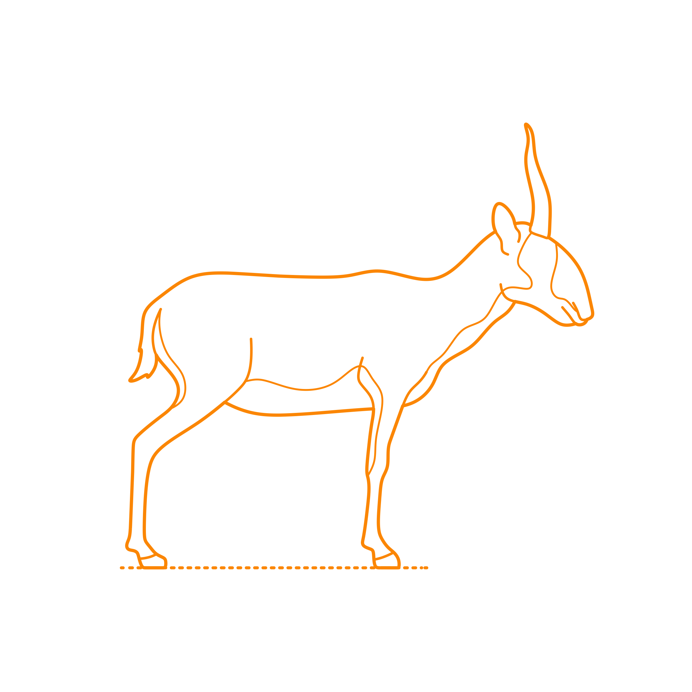 Animals Antelopes Saiga Sticker Svg Vector Free Vectors